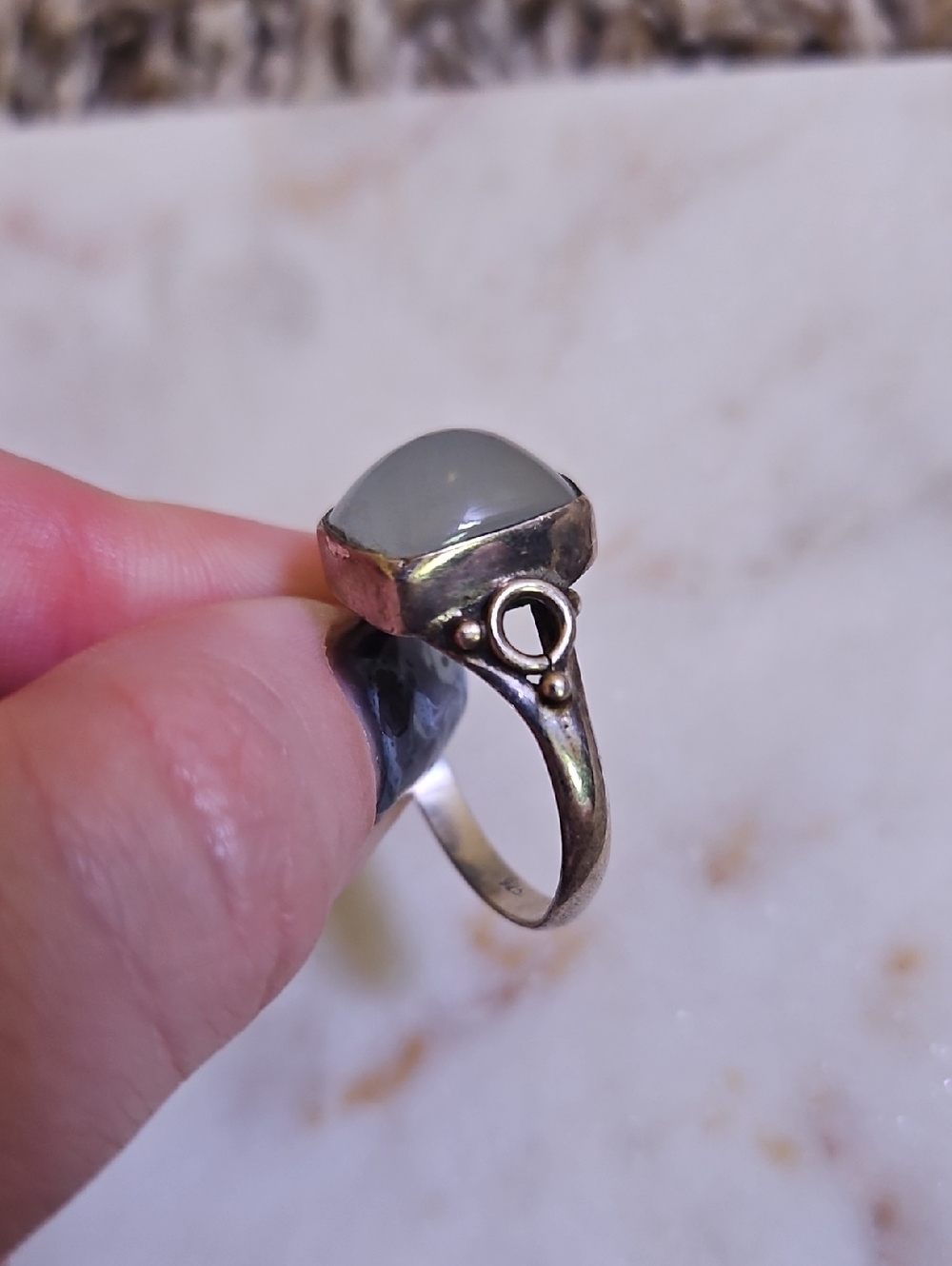 Sterling Silver Moonstone Ring